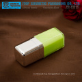 New arrival ZB-KR Series 15ml 30ml 50ml strong pump AS/SAN plastic rounded square airless bottles